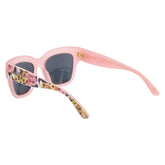 ドルチェアンドガッバーナ 花 フラワー サングラス DG 4231 ピンク マルチカラー プラスチック レディース DOLCE&GABBANA 【中古】